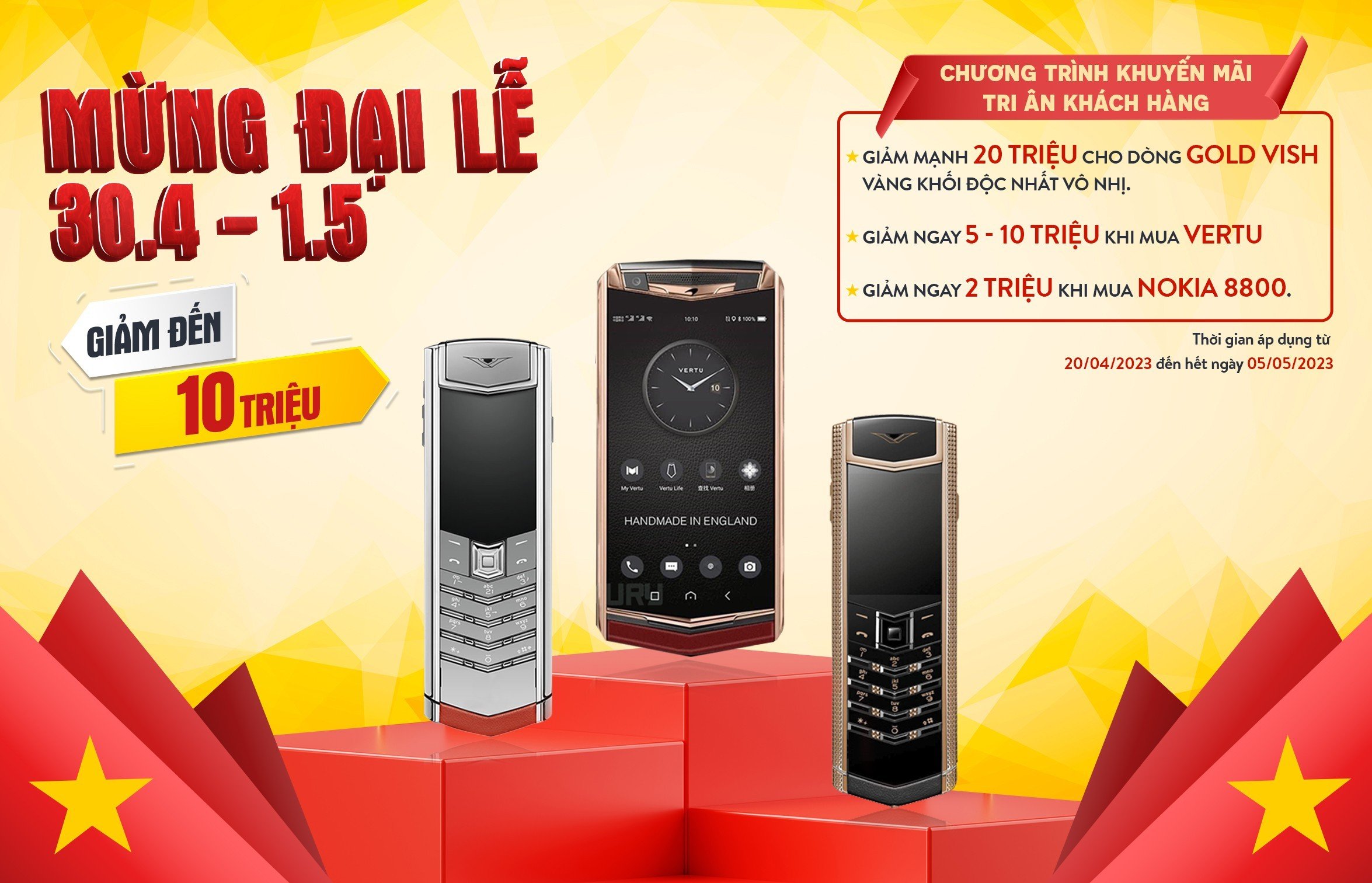 sale mừng đại lễ