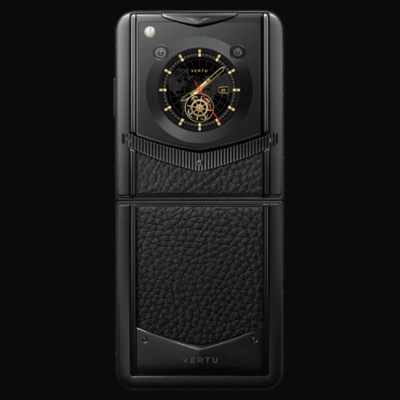 VERTU IRONFLIP JADE BLACK CALF BES FEE