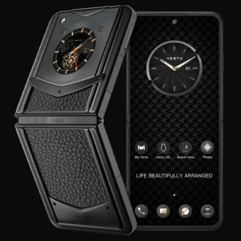 VERTU IRONFLIP JADE BLACK CALF BES FEE ĐIỆN THOẠI VERTU