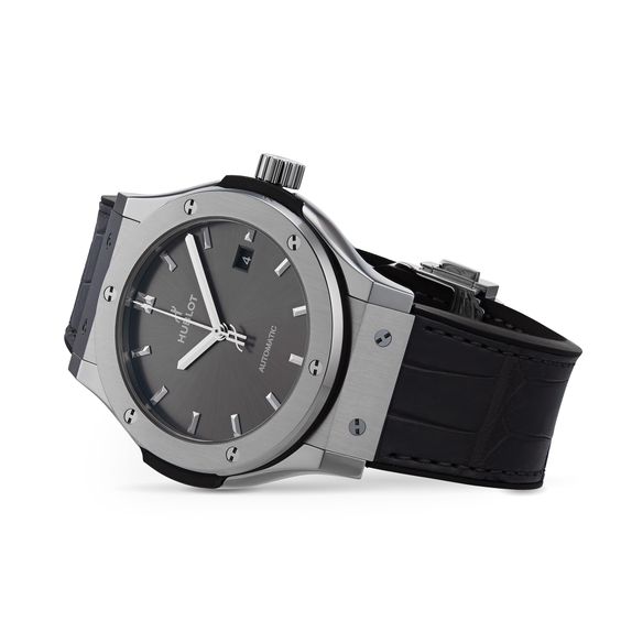 đồng hồ hublot classic titanium grey 42mm