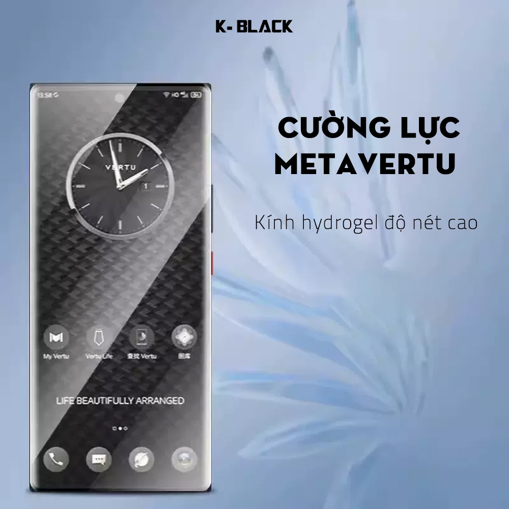 Kính cường lực METAVERTU sapphire chống trầy