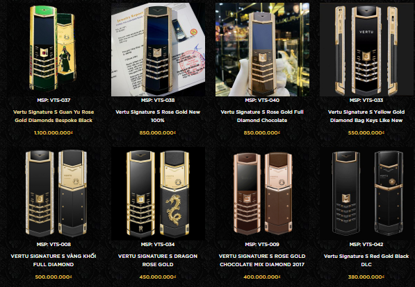 mua vertu giá tốt