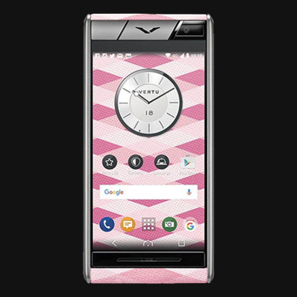 VERTU ASTER PINK CHERVON MỚI 100%