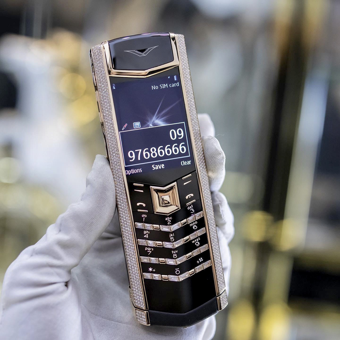 VERTU SIGNATURE S ROSE GOLD DIAMOND