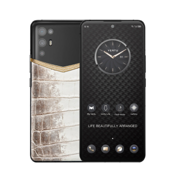 iVERTU 18K Gold with Diamonds Himalaya Alligator Leather