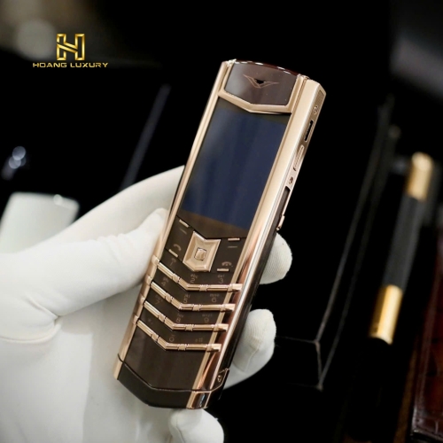 Signature S Chocolate Rose Gold