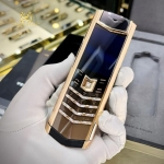 Signature S Rose Gold Ceramic Phím Kim Cương DLC