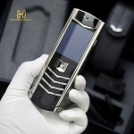 Signature S Black Alligator Stainless Steel