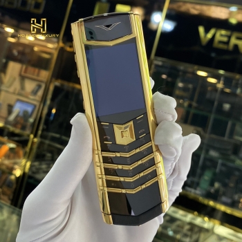 Signature S Yellow Gold Ceramic