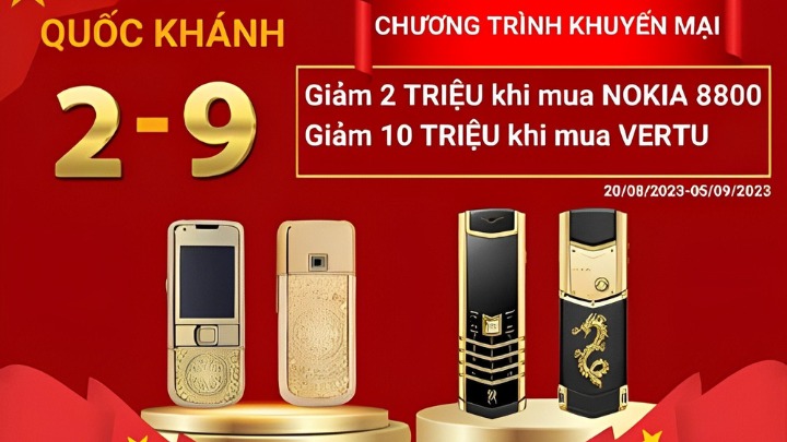 ĐẠI TIỆC SALE LỚN NHÂN DỊP QUỐC KHÁNH 2/9 TẠI HOÀNG LUXURY 