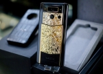 Lướt Full Set - METAVERTU 2 Generation Custom Golden Carved Floral Decoration with Alligator Black