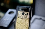 Lướt Full Set - METAVERTU 2 Generation Custom Golden Carved Floral Decoration with Alligator Black
