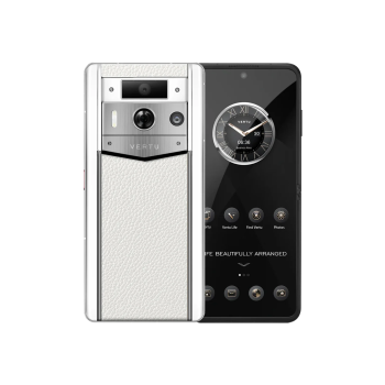 Metavertu 2 Max Screen White Calfskin Web3 AI Phone – White