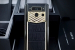 METAVERTU 2 GENERATION LUXURY CUSTOM MADE GOLD WITH DIAMONDS ALLIGATOR BLACK