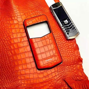 Ốp lưng da cá sấu Vertu Agent Q