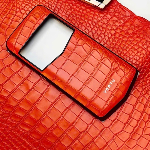 Ốp lưng da cá sấu Vertu Agent Q
