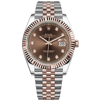 Rolex Datejust 36 Mặt Chocolate, Cọc số Kim cương, Dây Đeo Jubilee 126231