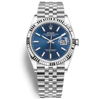 Rolex 36 mặt số xanh, cọc số phủ dạ quang 126234