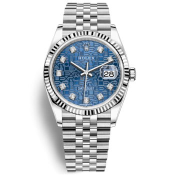 Rolex Datejust Mặt Vi tính Xanh Navy 126234