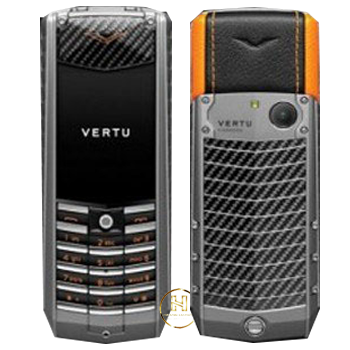 Vertu Ascent X Titanium Carbon Fibre Black And Orange Leather Đã Sử Dụng