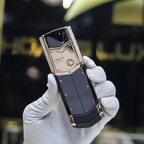 Signature S Rose Gold Full Diamond