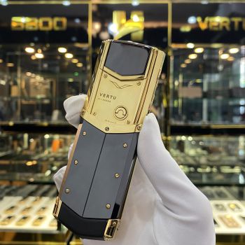 Signature S Yellow Gold Ceramic