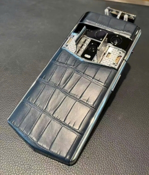 Vertu Agent Q Silver Advanced Set Navy Blue Alli 1TB