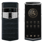 Vertu Agent Q Silver Advanced Set Navy Blue Alli 1TB