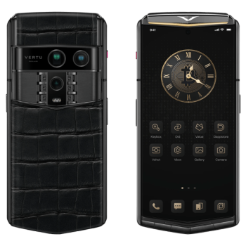 Vertu Agent Q Black Premium Set Tri Gold Accent Iron Black Alli 1TB