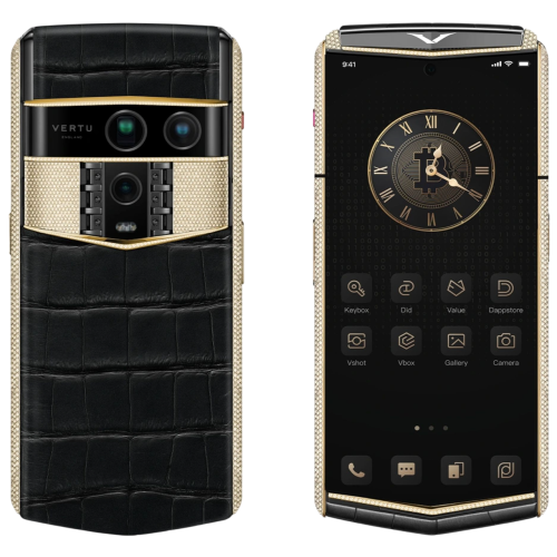Vertu Agent Q Alligator Gold & Full Diamond Collector’s Edition