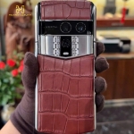 Vertu Agent Q Silver Advanced Set Amber Brown Alli 1TB