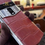 Vertu Agent Q Silver Advanced Set Amber Brown Alli 1TB