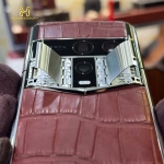 Vertu Agent Q Silver Advanced Set Amber Brown Alli 1TB