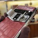 Vertu Agent Q Silver Advanced Set Amber Brown Alli 1TB