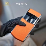 Vertu Agent Q Silver Calfskin Radiant Phoenix