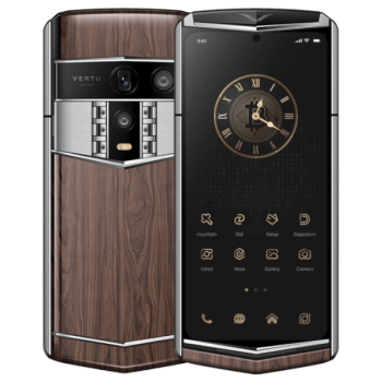 Vertu Agent Q Silver Advanced Set Black Walnut 1TB